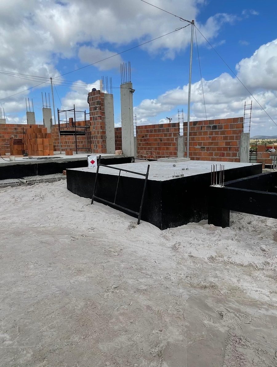Obra em andamento